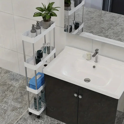 Cărucior de Depozitare pentru Baie – 3 sau 4 Niveluri